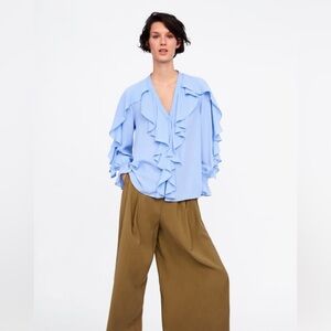 Zara Ruffle Blouse